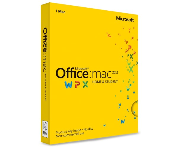 MICROSOFT OFFICE PER MAC HOME E STUDENT 2011